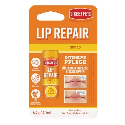 Immagine di O&#039;Keeffe&#039;s Lip Repair &amp; Protect LSF15 Balsamo per labbra