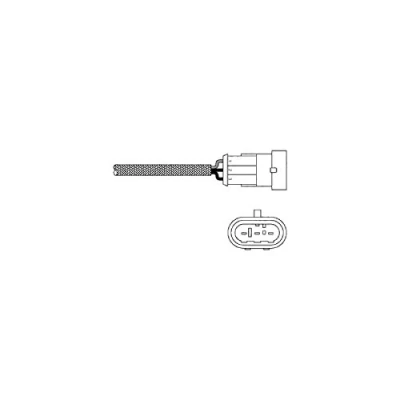 Immagine di DELPHI ES10971 12B1 Sonda lambda a dito, riscaldato RENAULT: CLIO 2, Kangoo I