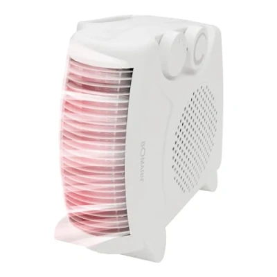 Immagine di BOMANN Termoventilatore Riscaldatore elettrico portatile e compatto 2 livelli di riscaldamento (1000/2000 W) Bianco/HL 660401 CB