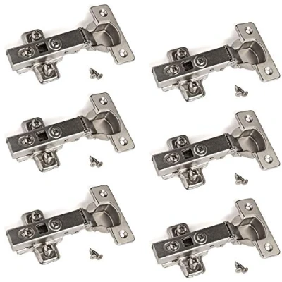 Immagine di 6 x SOTECH Cerniera per vasi T45 Arresto d&#039;angolo con smorzatore + piastra a croce Cerniere (Disponibili singolarmente e come set di 6, 10, 20 o 30!)