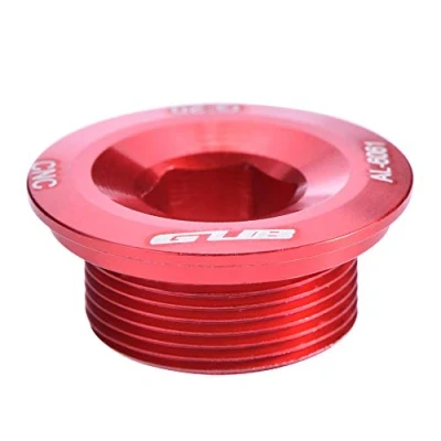 Immagine di Keenso Vite di manovella Bulloni per Bicicletta in Lega Alluminio Fissaggio a 590 596 XT XTR SLX(Rosso)