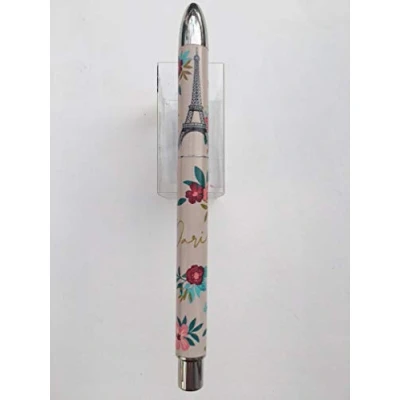 Immagine di KIUB Penna a sfera Paris Torre Eiffel in fiori, colore: Beige