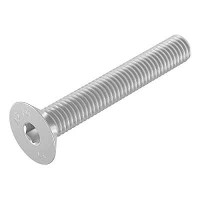 Immagine di SECCARO Vite a testa svasata M6 x 40 mm, acciaio inox V2A VA A2, DIN 7991 / ISO 10642, esagono incassato, 20 pezzi