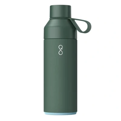 Immagine di Ocean Bottle Borraccia riutilizzabile in acciaio inox riciclato, ecologica e riutilizzabile, verde foresta, 963,9 g