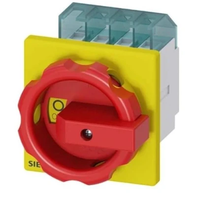 Immagine di Interruttore sezionatore Rosso, Giallo 3 poli 6 mm² 16 A 690 V/AC Siemens 3LD20030TK53