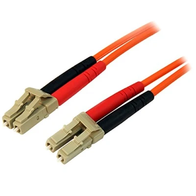 Immagine di StarTech.com 50FIBLCLC15 Cavo Patch Duplex in Fibra Multimodale 50/125, LC/LC, LSZH, 15 m, Arancio