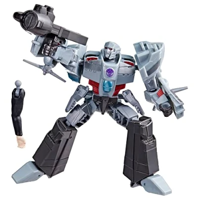 Immagine di Transformers EarthSpark Deluxe Class, Action Figure di Megatron da 12,5 cm, Giocattoli Robot per Bambini e Bambine dai 6 Anni in su