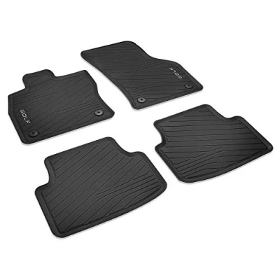 Immagine di Volkswagen 5H906150082V, tappetini in Gomma Premium per Tutte Le Stagioni, 4 Gomma, Solo Variant/Alltrack, Non Mild Hybrid/MHEV (codice PR 0K4)