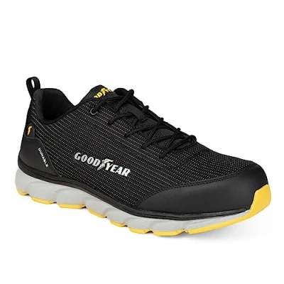 Immagine di Goodyear S1p Sra HRO Metal Free Work, Scarpe da Ginnastica di Uomo, Nero Arancione, 43 EU