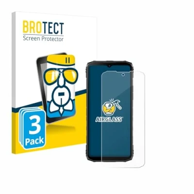 Immagine di brotect Pellicola Protettiva Vetro per Doogee Blade 10 Ultra Protezione Schermo (3 Pezzi) [Durezza Estrema 9H, Chiaro]