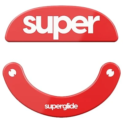 Immagine di Superglide2 Piedini per mouse con superficie strutturata controllabile Realizzati in vetro ultraresistente Suola liscia e durevole da gioco wireless Pulsar Gaming Gears serie X2