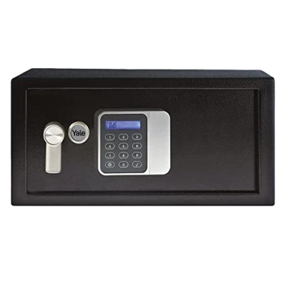 Immagine di YALE Cassaforte Serie Guest Safe per Laptop YYLG/200/DB2, Accesso con Codice Pin Digitale, Funzione Master, Bulloni di Montaggio a Parete/Pavimento, Versione Corrente