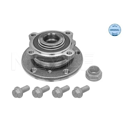 Immagine di MEYLE 314 652 0011 Mozzo ruota 5 120 con anello sensore magnetico integrato, cuscinetto integrato materiale di montaggio