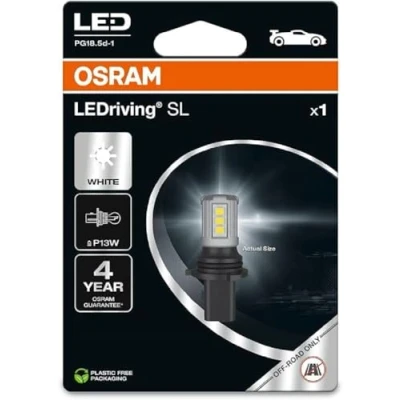 Immagine di OSRAM LEDriving SL, ≜ P13W, Bianco 6000K, Scatola pieghevole in cartone (1 lampada), Retrofit LED, solo uso fuoristrada