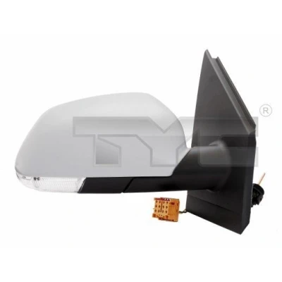 Immagine di Specchio retrovisore esterno Tyc 337 0142 Sx con la prima mano Regolazione:comando cavo flessibile, asferico VOLKSWAGEN: Polo IV Hatchback