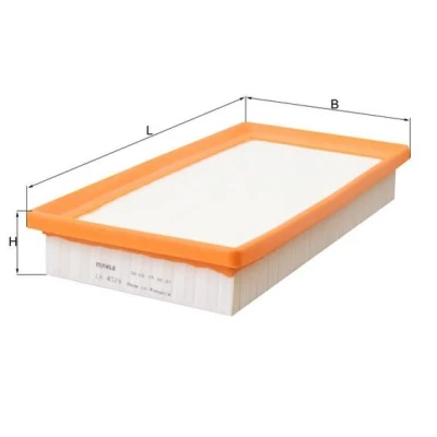 Immagine di MAHLE ORIGINAL LX 4529 filtro aria 42,3 151 268,3 Cartuccia TOYOTA: C HR, RAV4 V, Corolla XII Station Wagon, LEXUS: UX