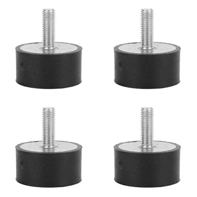 Immagine di supporto in gomma, 4 pezzi Ammortizzatore isolatore bobina antivibrazione con gomma M8 M10 per compressori d&#039;aria Motori a benzina(VE40*20 M8*23)