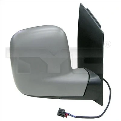 Immagine di Specchio retrovisore esterno Tyc 337 0310 Sx con la prima mano per regolazione elettrica specchio, asferico, termico VOLKSWAGEN: Caddy 3