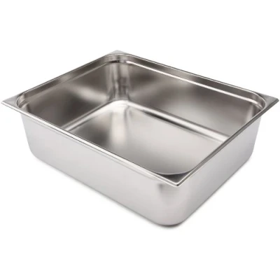 Immagine di Lacor Inox GN 2/1 Contenitore, Acciaio Inossidabile, Argento, 530 x 650 200 mm