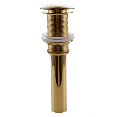Immagine di KUNGYO Lavello senza scanalatura Rubinetto Push Pop Up Click Clack Tappo di scarico di（Oro）