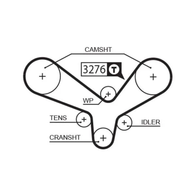Immagine di GATES FleetRunner Micro V Stretch Fit 5344XS Cinghia Distribuzione 239 1912 25,4 Fibra ottica, HNBR (Nitrile Butadiene Caucciù acrilico idratato)