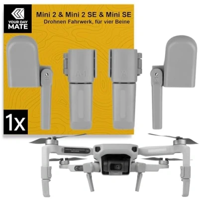 Immagine di Leg Extenders, Compatibile con drone DJI MAVIC Mini 2 e SE, accessori di protezione sottoscocca stabilizzatore, piedini atterraggio drone, prolunga carrello per