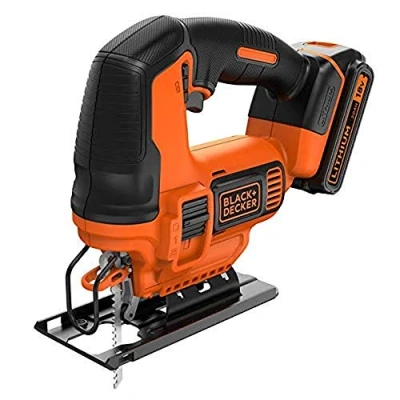 Immagine di BLACK+DECKER BDCJS18E1 QW Seghetto alternativo 18 V, 2.5 Ah 1 batteria lama per legno Consegna in custodia