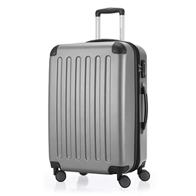 Immagine di HAUPTSTADTKOFFER SPREE trolley rigido valigia da viaggio, 4 ruote doppie, 65 cm, 74 L, argento