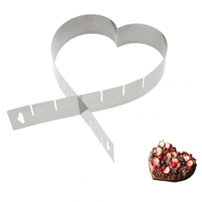 Immagine di Westmark Teglia a cuore, Dimensioni variabili, Senza fondo, Acciaio inox, Argento, 31342270