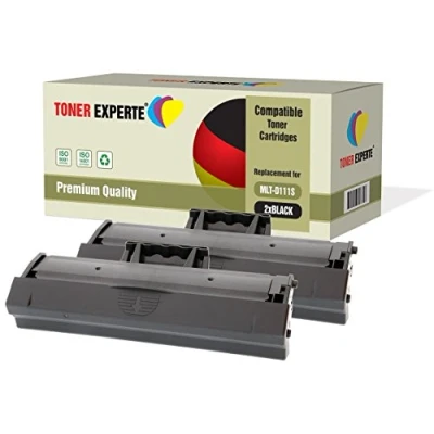 Immagine di Toner EXPERTE Kit 2 MLT D111S compatibili per Samsung Xpress SL M2020, M2020W, M2021, M2021W, M2022, M2022W, M2026, M2026W, M2070, M2070W, M2070FW, M2070F, M2071, M2071W, M2071FH, M2078, M2078W