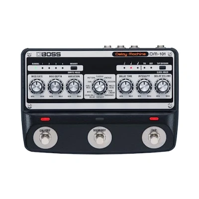 Immagine di BOSS DM 101 Delay Machine Il Pedale Analogico Definitivo con Tecnologia avanzata 8 BBD Un Timbro Caldo, Saturato e Altamente Musicale 12 Modalità Diverse Funzionamento Stereo