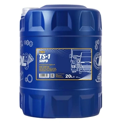 Immagine di MANNOL TS 1 SHPD 15W 40 API CH 4/CG 4/CF 4/SL Olio Motore, 20 Litri