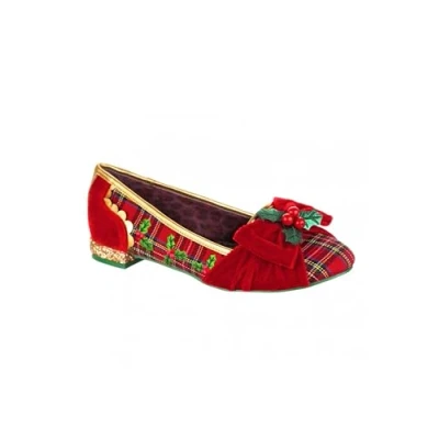 Immagine di Irregular Choice Ciao Agrifoglio, Scarpe décolleté Donna, Rosso, 40 EU