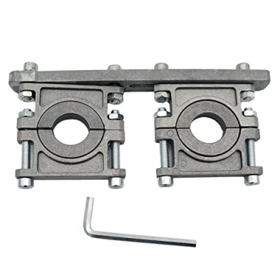 Immagine di EasyLife Supporto universale HQ Multifeed in alluminio a 2 scomparti, per due LNB con presa feed da 23 mm o 40
