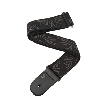 Immagine di Planet Waves 50F078 Tracolla per Chitarra in Tessuto, Motivo, Nero/Grigio