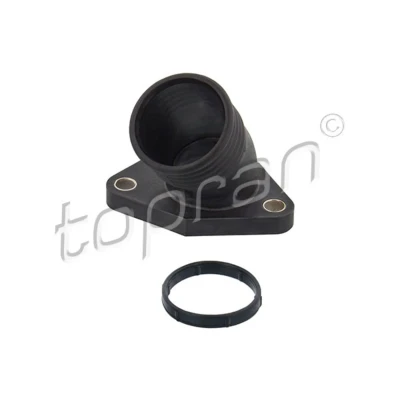 Immagine di TOPRAN 501 871 Flangia Plastica Testa a cilindro, anteriore, longitudinale con guarnizione BMW: 3 Sedan, Coupe, Cabrio