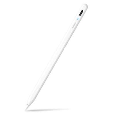 Immagine di Metapen Penna A8 Compatibile con Apple ipad 2018 2025,Ricarica Rapida,Sensibile all&#039;Inclinazione &amp;Rifiuto del Palmo,Stylus Pencil per 11 A16/10/9/8/7/6,Pro 11/12.9,Air 3/4/5/M2/M3,Mini 5/6 Bianco