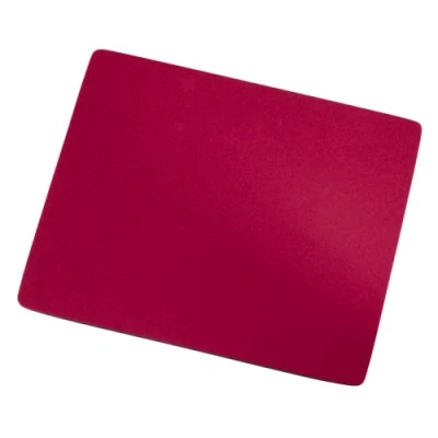 Immagine di Hama Tappetino per mouse (tappetino mousepad 22,3 x 18,3 cm, ultra sottile, ideale ufficio o videogiochi, fondo antiscivolo, resistente) rosso