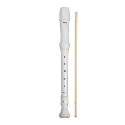 Immagine di Bontempi GermanTouchFlute Flauto Dolce con Diteggiatura Tedesca per un Viaggio Musicale nella Tradizione Tedesca, Bianco