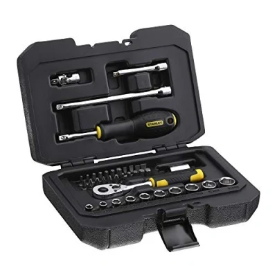 Immagine di STANLEY set chiavi a bussola att. 1/4&quot; 38 pz