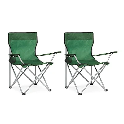 Immagine di IntimaTe WM Heart Campeggio Sedia, Tessuto Oxford, Verde, 40 cm x 82 80