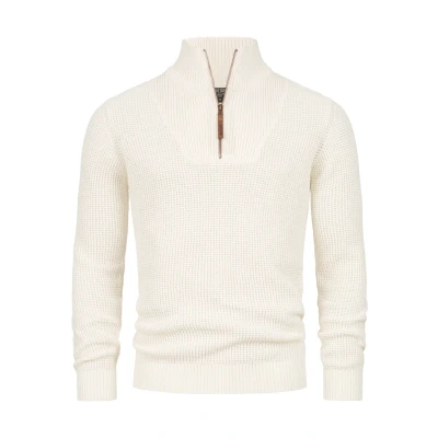 Immagine di Indicode Jeans Inyassip Maglione, Uomo, Taglia: Small, White asparagus