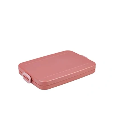 Immagine di Mepal Porta Pranzo Take A Break Piatto Sacco per il Ideale la Borsa o lo Zaino del Computer 2 Panini 4 Fette di Pane 800 ml Vivid Mauve