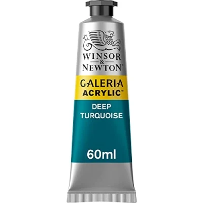 Immagine di Winsor &amp; Newton Galeria Colore Acrilico 60 ml Turchese Scuro