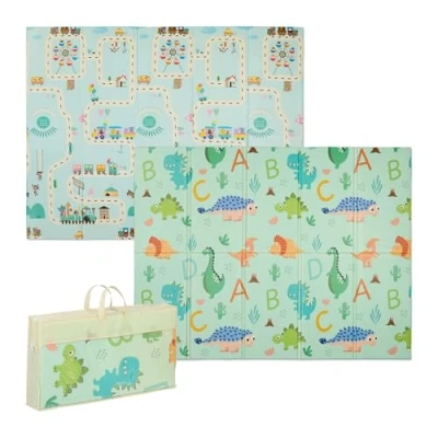 Immagine di Relaxdays Tappeto Gioco per Bambini e Neonati, Tappetino Gattonare, LxP: 200x150 cm, in Gomma XPE Lavabile, Colorato, Gommapiuma
