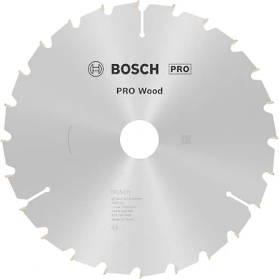 Immagine di Bosch Accessories Optiline 2608640431 Lama circolare in metallo duro 216 x 30 2 mm Numero di denti: 24 1 pz.
