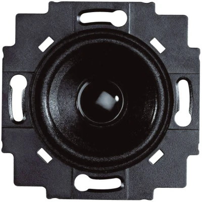 Immagine di Busch Jaeger Inserto per diffusori ad incasso 8223 U, Pulsante + Interruttore, Nero