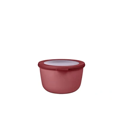 Immagine di Mepal Multi Bowl Cirqula Round Contenitori Plastica con Coperchio Adatto come contenitore ermetico per Frigo, microonde, Congelatore e piatti da portata Ciotole Cucina 1000 ml Vivid mauve