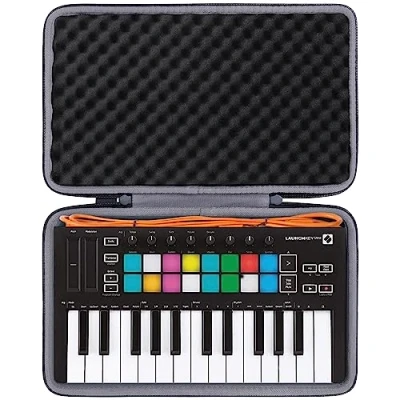 Immagine di co2CREA Duro Viaggio Custodia Copertina per Novation Launchkey Mini MK2 tastiera keyboard controller