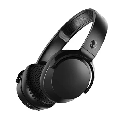 Immagine di Skullcandy Riff 2 Cuffie Wireless On Ear con Microfono, 34 Ore di Autonomia, Compatibili iPhone, Android e Dispositivi Bluetooth Nero